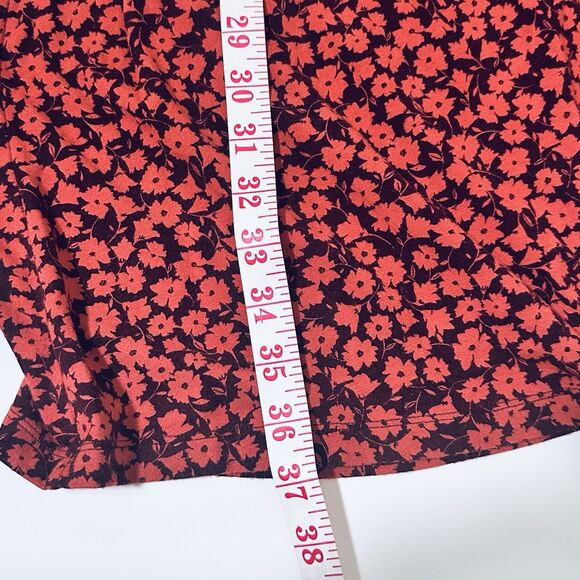 Old Navy Womens Sleeveless Midi dress Size Large Red Boho Sustainable Timeless - Picture 11 of 11